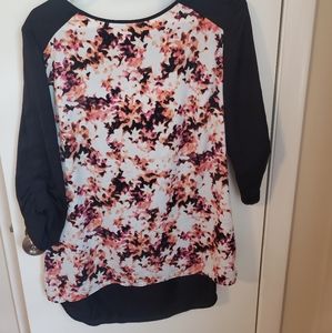 Apt 9 Floral Blouse size L